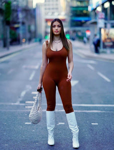 MU Sexy Seamless Jumpsuit Shapewear with Imbedded Waist Trainer