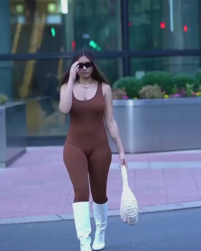 MU Sexy Seamless Jumpsuit Shapewear with Imbedded Waist Trainer